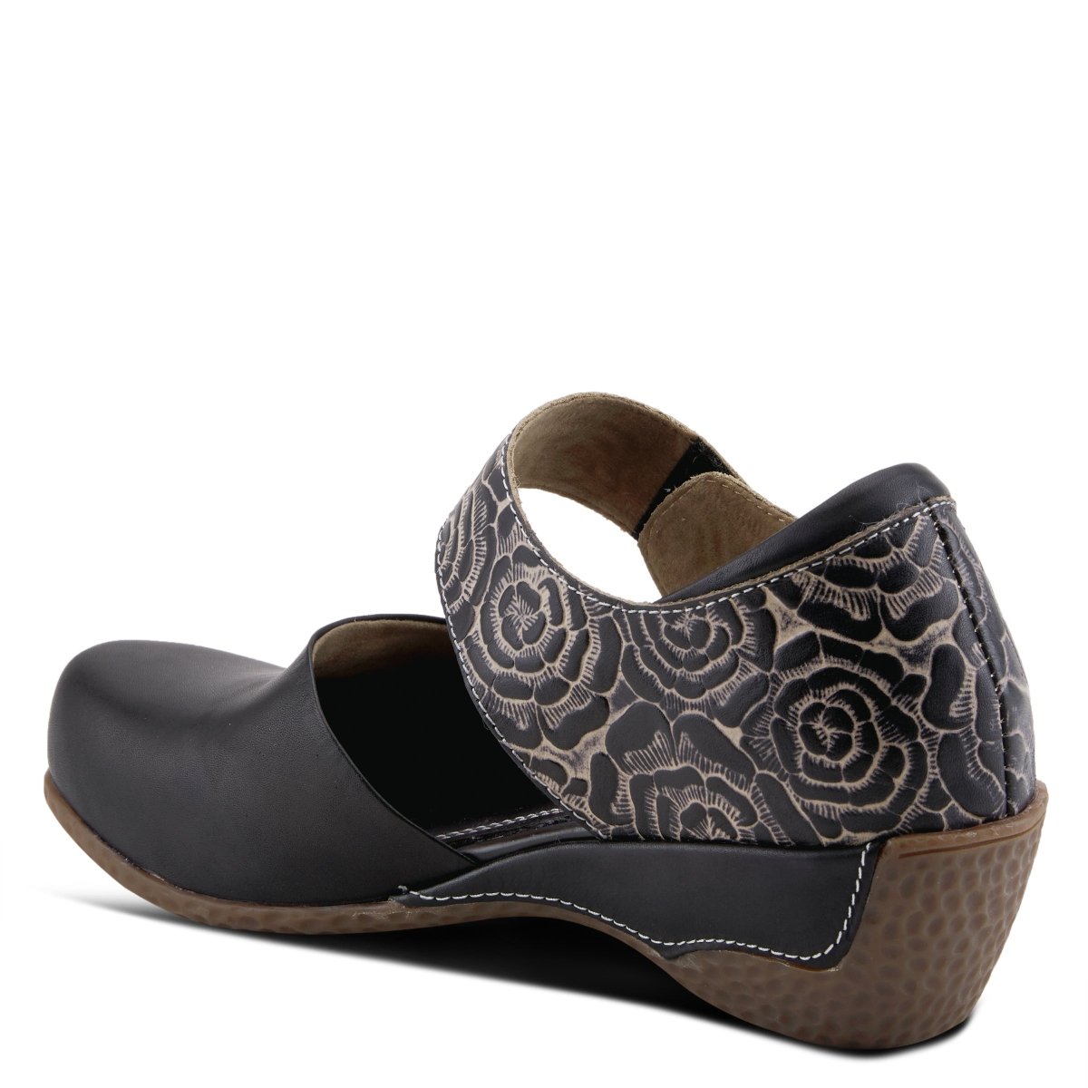 Spring Step Shoes L'artiste Gloss Pansy Women's Hand Painted Leather Shoes Mary Jane Shoe by Spring Step Shoes – Don't Panic Shoes