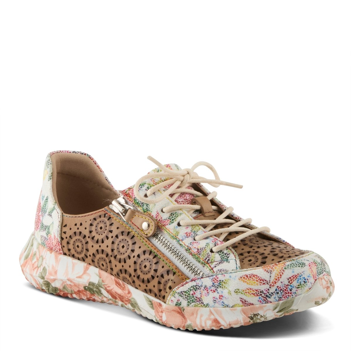 Spring Step Shoes L'artiste Jazzies Women's Leather Sneaker With Cutouts Sneakers by Spring Step Shoes – Don't Panic Shoes