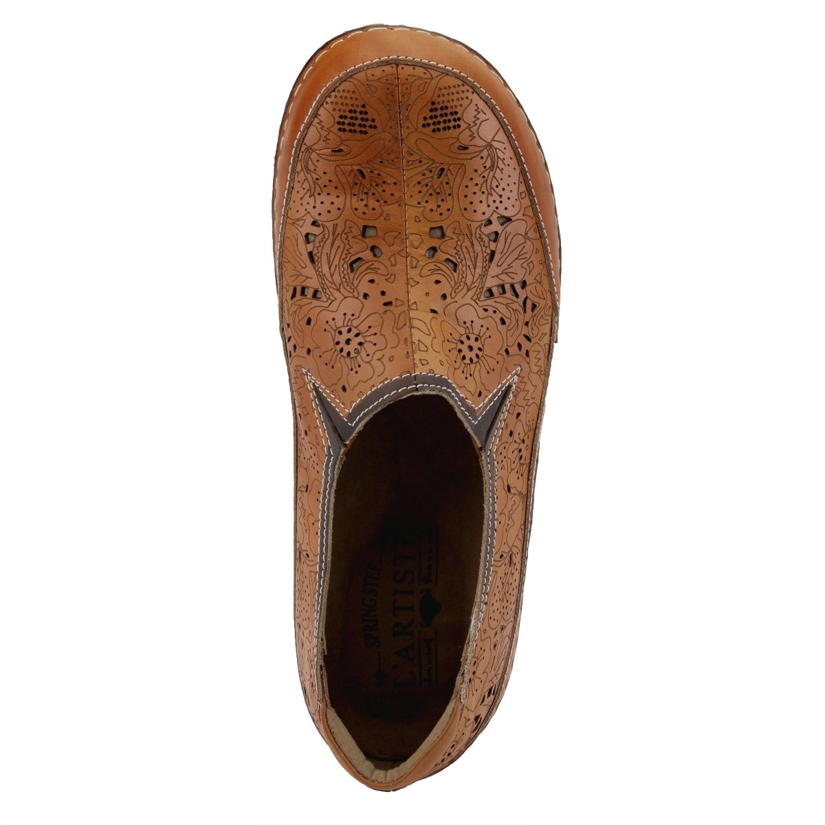 Spring Step Shoes L'artiste Libora Women's Hand Painted Leather Loafers Slip - On Shoe by Spring Step Shoes – Don't Panic Shoes