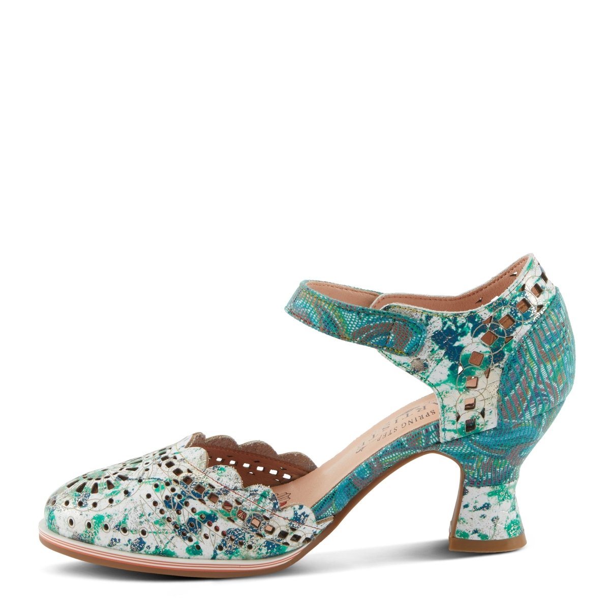 Spring Step Shoes L'artiste Luxe Women's Exquisite Leather Salsa Heeled Shoes Strappy Dress Shoes by Spring Step Shoes – Don't Panic Shoes