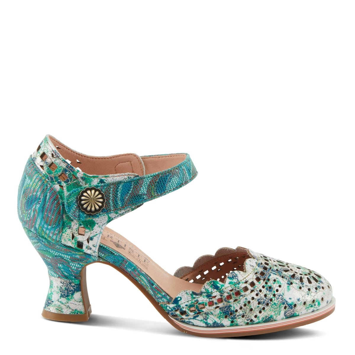 Spring Step Shoes L'artiste Luxe Women's Exquisite Leather Salsa Heeled Shoes Strappy Dress Shoes by Spring Step Shoes – Don't Panic Shoes