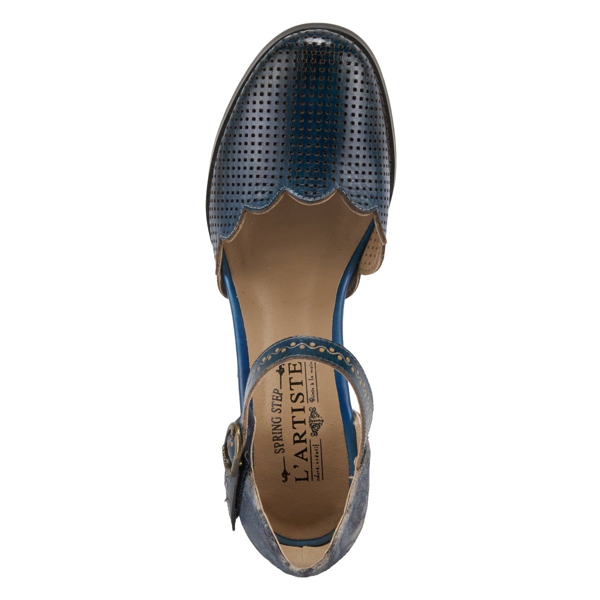 Spring Step Shoes L'artiste Parchelle Women's Hand Painted Leather Shoes Mary Jane Shoe by Spring Step Shoes – Don't Panic Shoes