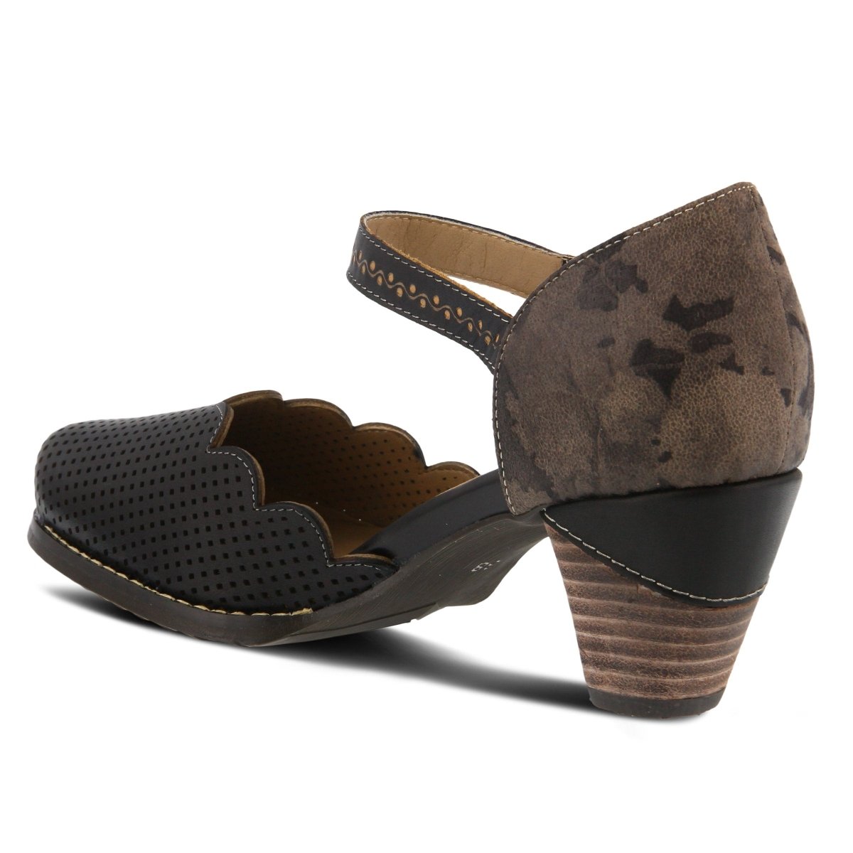 Spring Step Shoes L'artiste Parchelle Women's Hand Painted Leather Shoes Mary Jane Shoe by Spring Step Shoes – Don't Panic Shoes