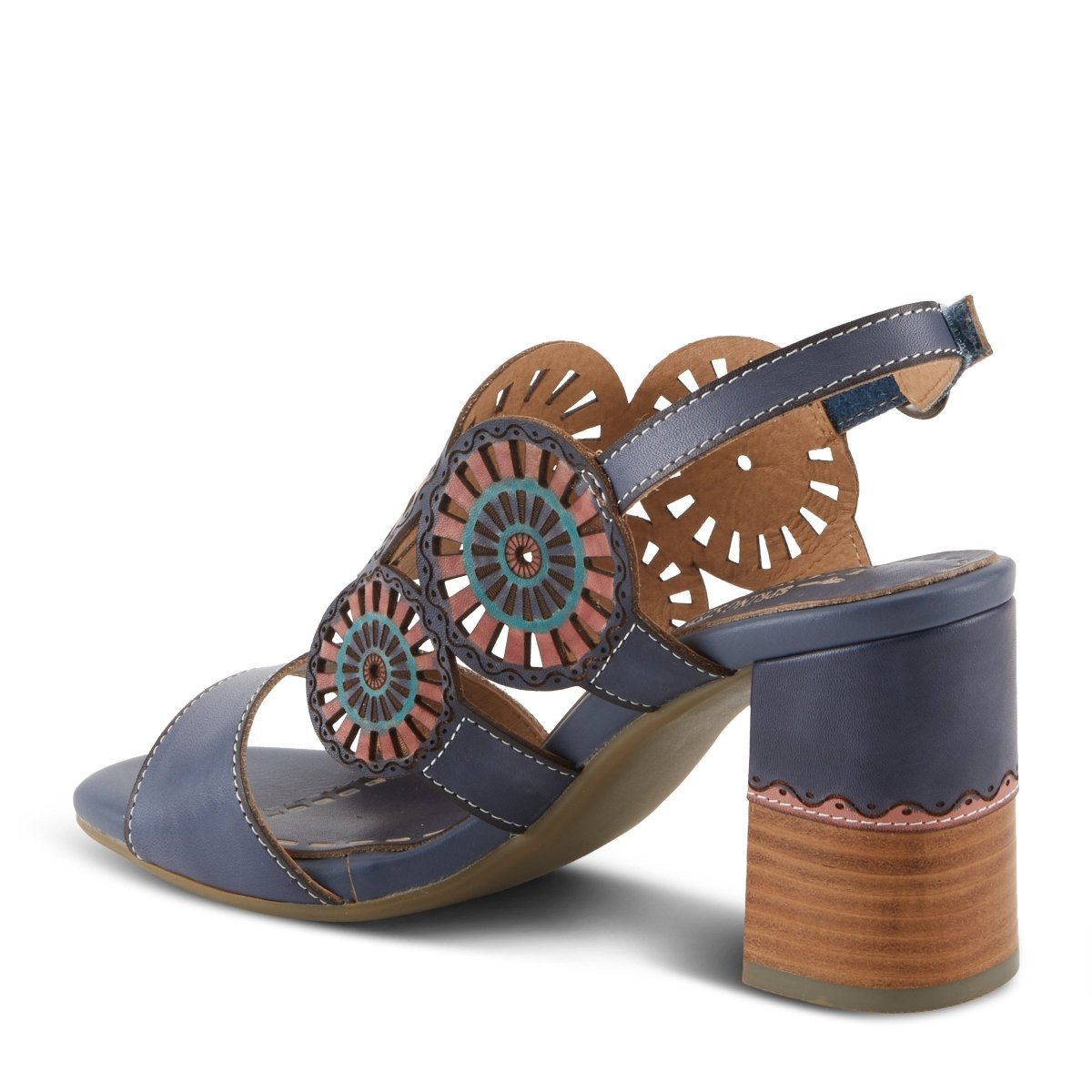 Spring Step ShoeS L'artiste Pinwheel Women’s Leather Sandals Pumps & Heels Casual Sandals by Spring Step Shoes – Don't Panic Shoes