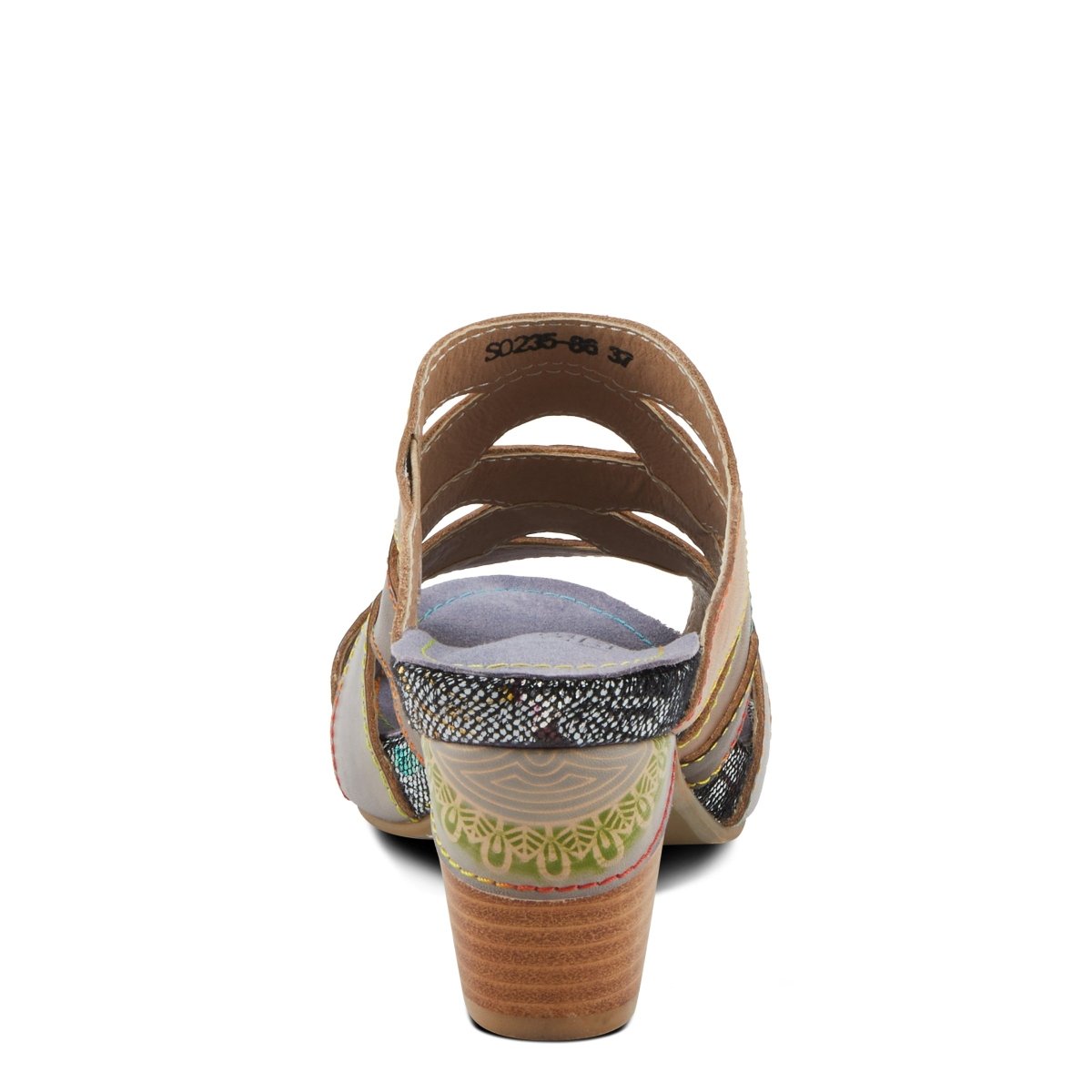 Spring Step Shoes L'artiste Pita Sandals Women's Hand Painted Leather Pumps & Heels Casual Sandals by Spring Step Shoes – Don't Panic Shoes