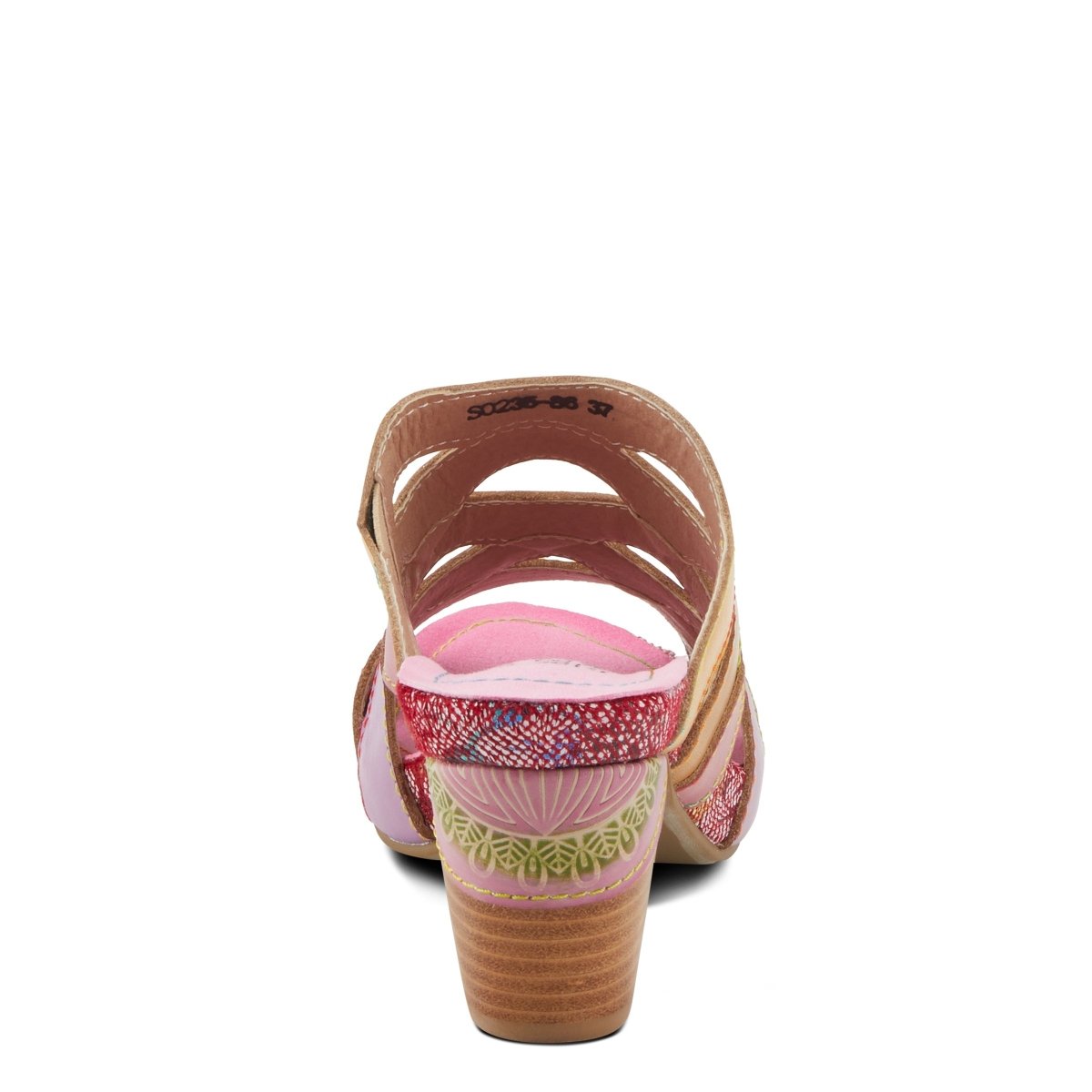 Spring Step Shoes L'artiste Pita Sandals Women's Hand Painted Leather Pumps & Heels Casual Sandals by Spring Step Shoes – Don't Panic Shoes