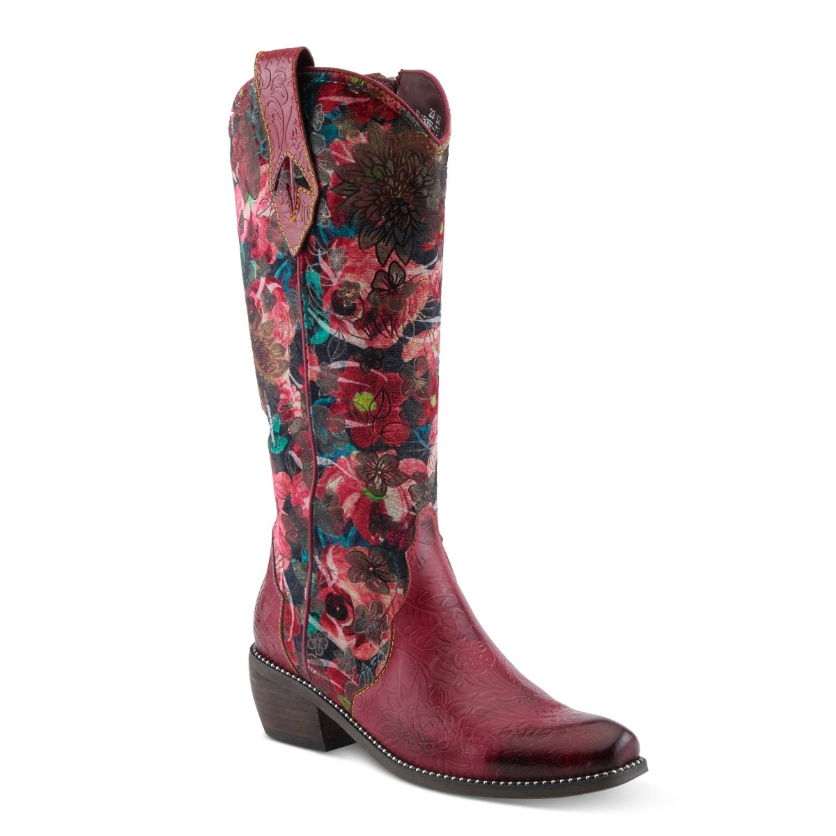Spring Step Shoes L'artiste Rodeoqueen Viv Women's Western Flair Cowgirl Leather And Velvet Boots Western Casual Boots by Spring Step Shoes – Don't Panic Shoes