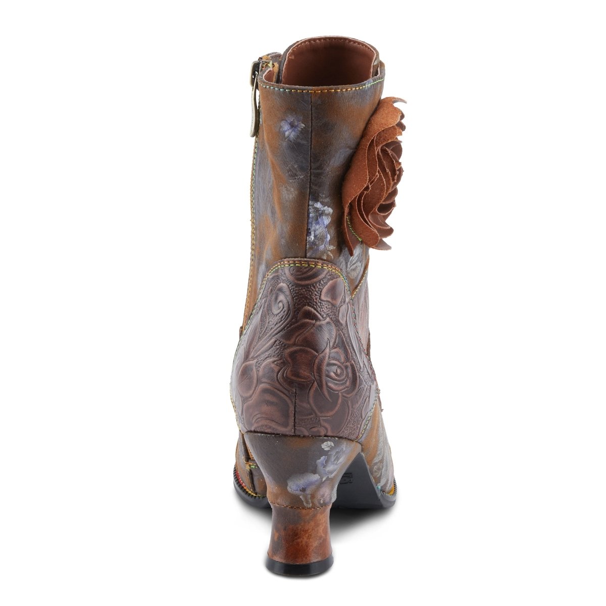 Spring Step Shoes L'artiste Roselia Stunin Women's Floral Booties Heels Dress Boots by Spring Step Shoes – Don't Panic Shoes
