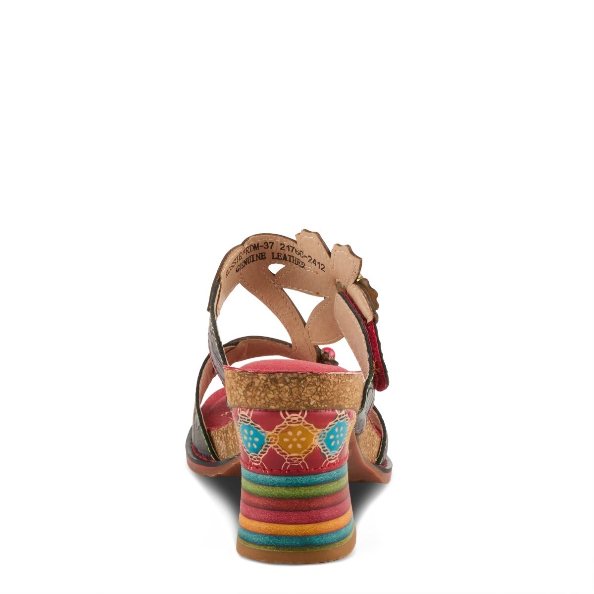 Spring Step Shoes L'artiste Rossie Heeled Sandals Women's Leather Multicolor Heeled Sandals by Spring Step Shoes – Don't Panic Shoes