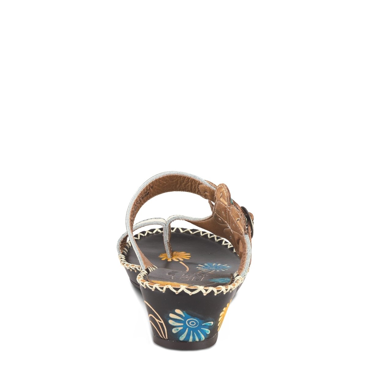 Spring Step ShoeS L'artiste Santorini Slide Sandal Women’s Hand Painted Leather Slide Sandals by Spring Step Shoes – Don't Panic Shoes