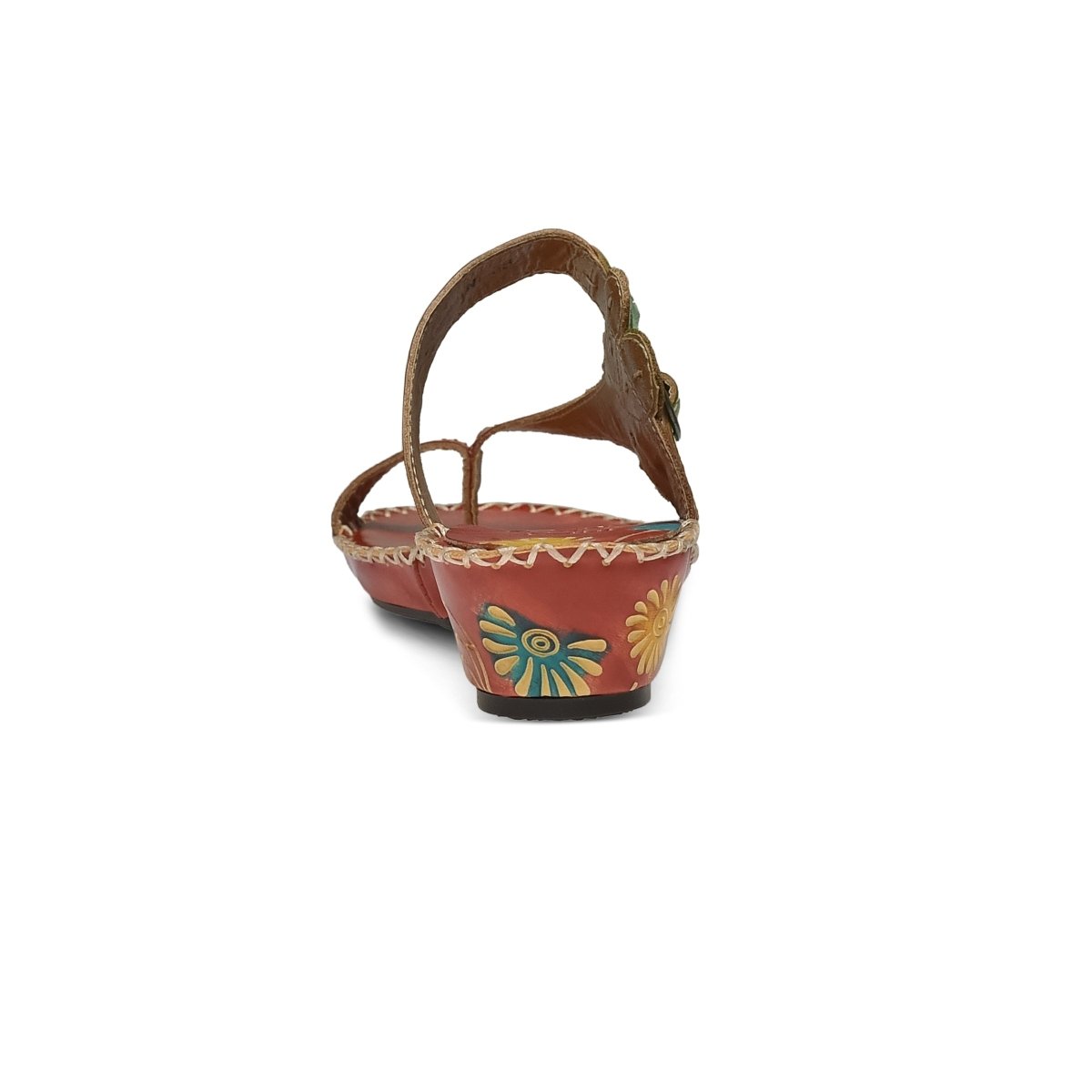 Spring Step ShoeS L'artiste Santorini Slide Sandal Women’s Hand Painted Leather Slide Sandals by Spring Step Shoes – Don't Panic Shoes