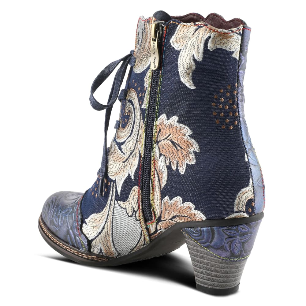 Spring Step Shoes L'artiste Siren Women's Embroidered Multicolor Boots Shoes by Spring Step Shoes – Don't Panic Shoes
