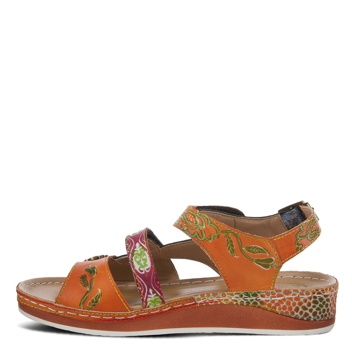 Spring Step Shoes L'artiste Sumacah Sandal Women's Hand Painted Leather Sandals by Spring Step Shoes – Don't Panic Shoes