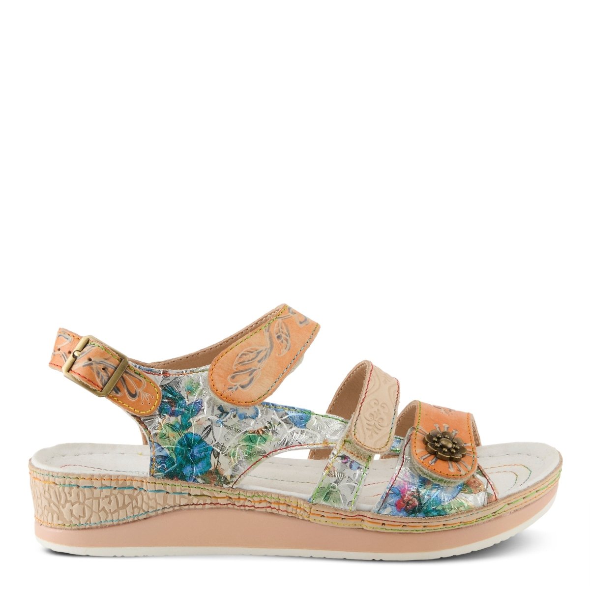 Spring Step Shoes L'artiste Sumacah Sandal Women's Hand Painted Leather Sandals by Spring Step Shoes – Don't Panic Shoes