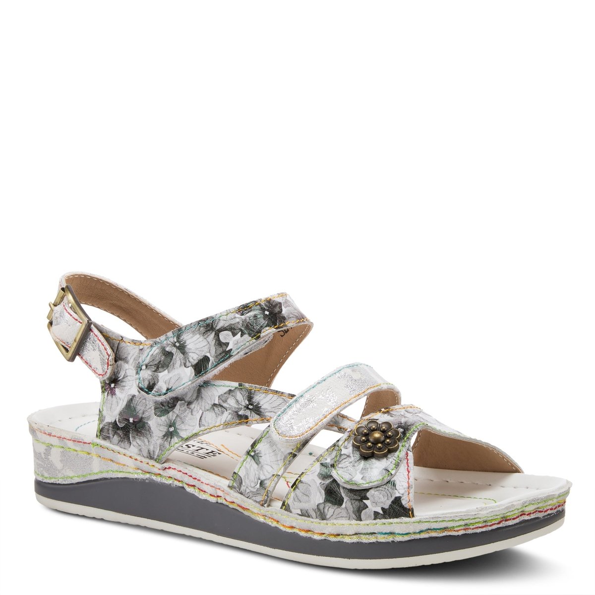 Spring Step Shoes L'artiste Sumacah Sandal Women's Hand Painted Leather Sandals by Spring Step Shoes – Don't Panic Shoes