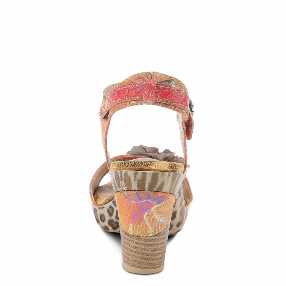 Spring Step Shoes L'artiste Wildcat Women's French Inspired Floral Sandals Shoes by Spring Step Shoes – Don't Panic Shoes