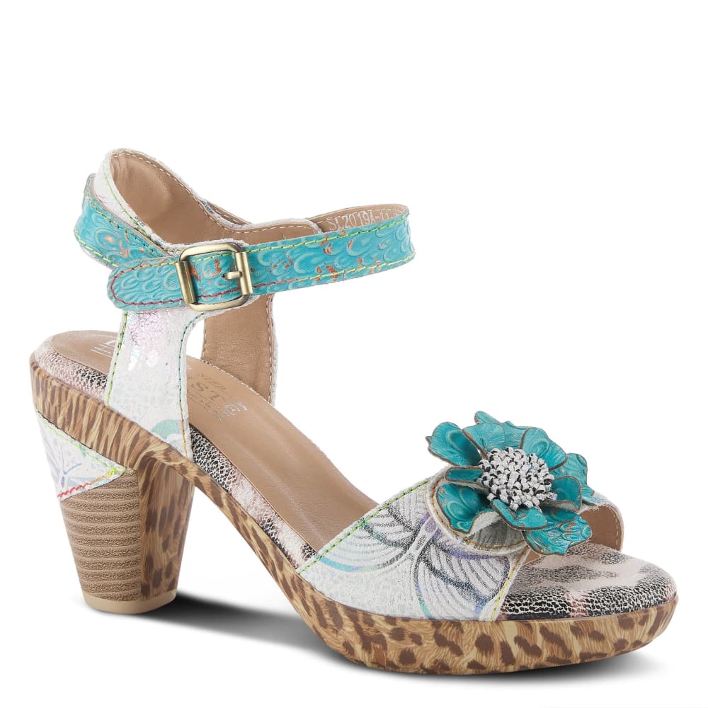 Spring Step Shoes L'artiste Wildcat Women's French Inspired Floral Sandals Shoes by Spring Step Shoes – Don't Panic Shoes