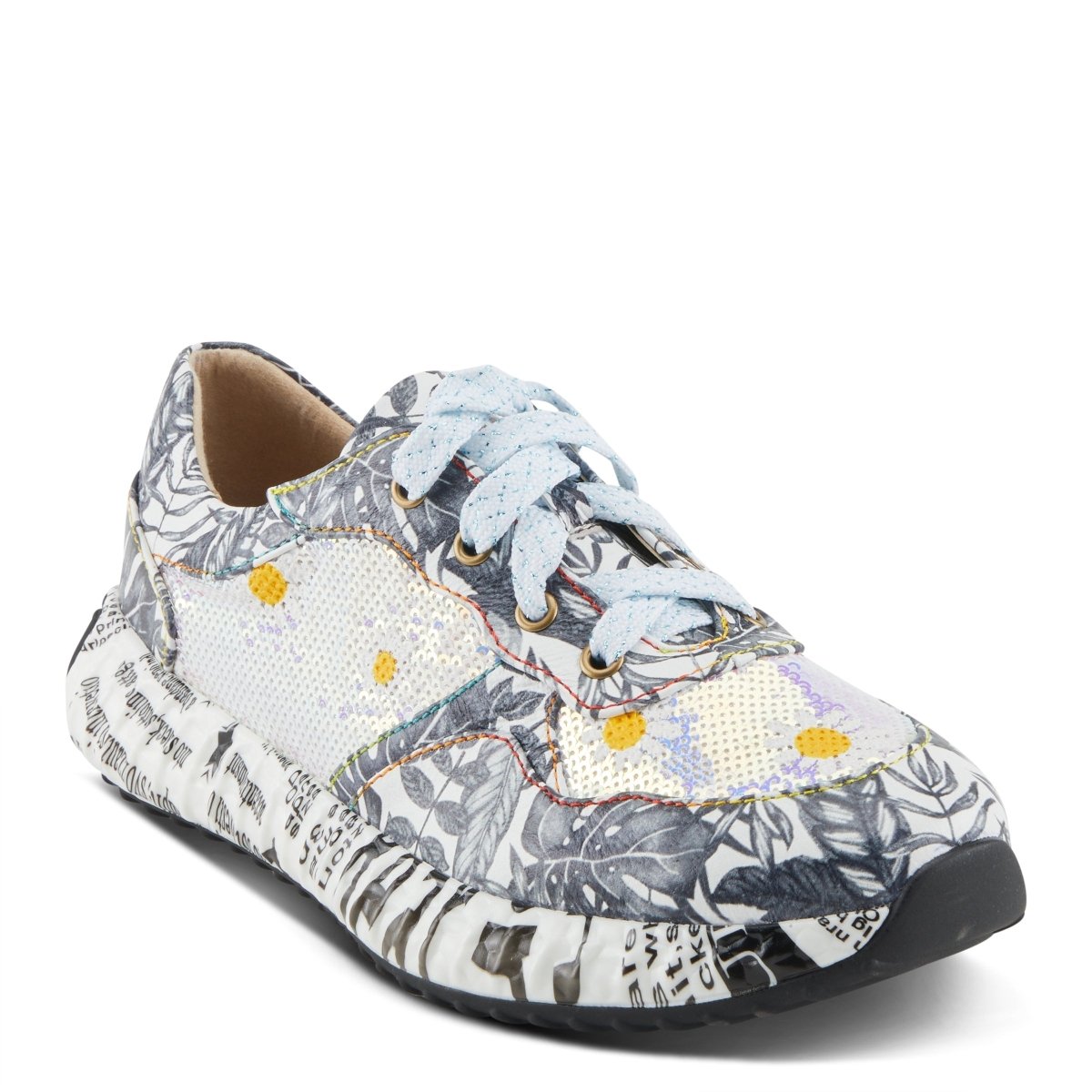 Spring Step Shoes L'artiste Zingy Sneaker Women's Leather Multicolor Sneakers by Spring Step Shoes – Don't Panic Shoes