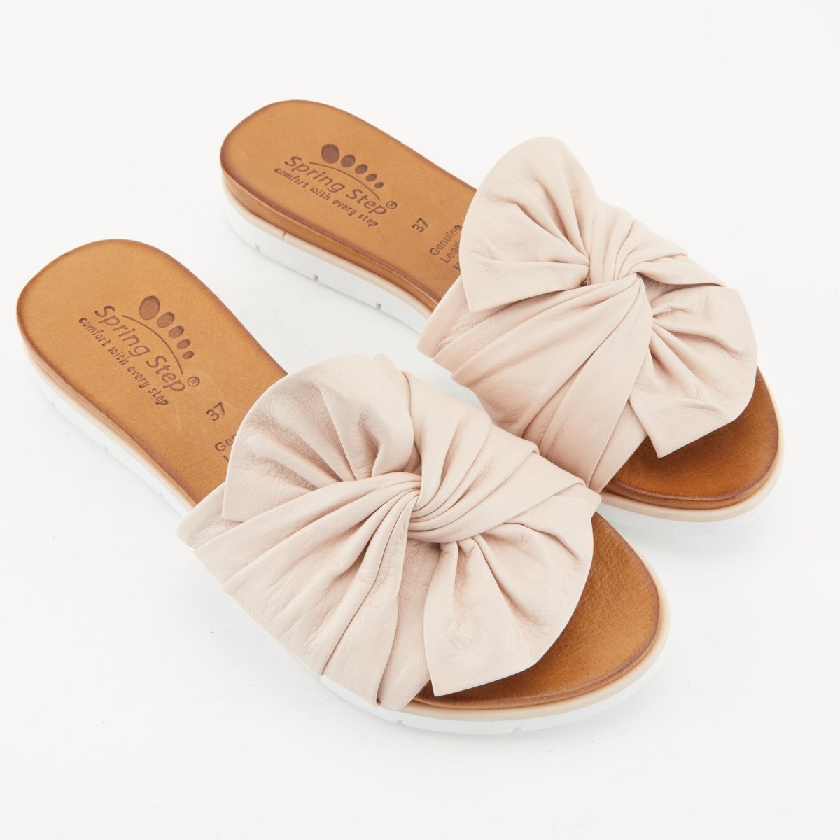 Spring Step ShoeS Lavona Slide Sandals Women’s Leather Sandals by Spring Step Shoes – Don't Panic Shoes