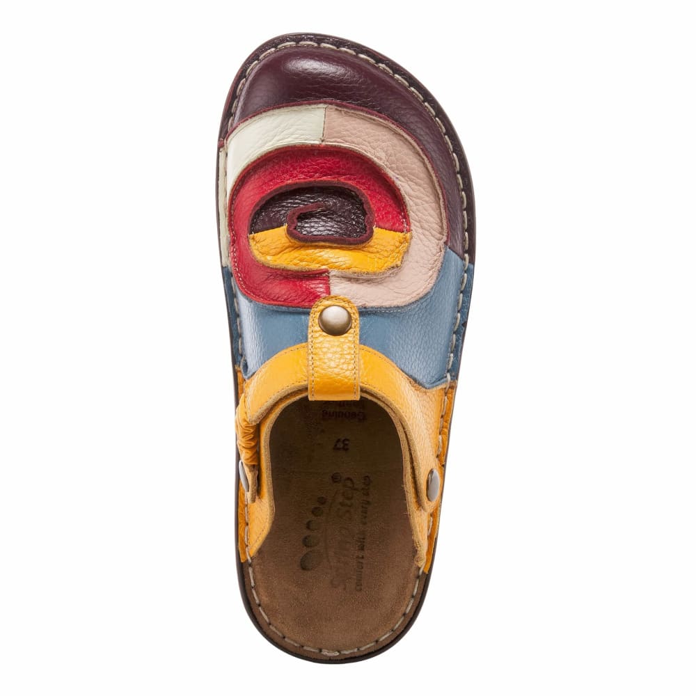 Spring Step Shoes Lollipop Women's Patchwork Multicolor Clogs Shoes by Spring Step Shoes – Don't Panic Shoes