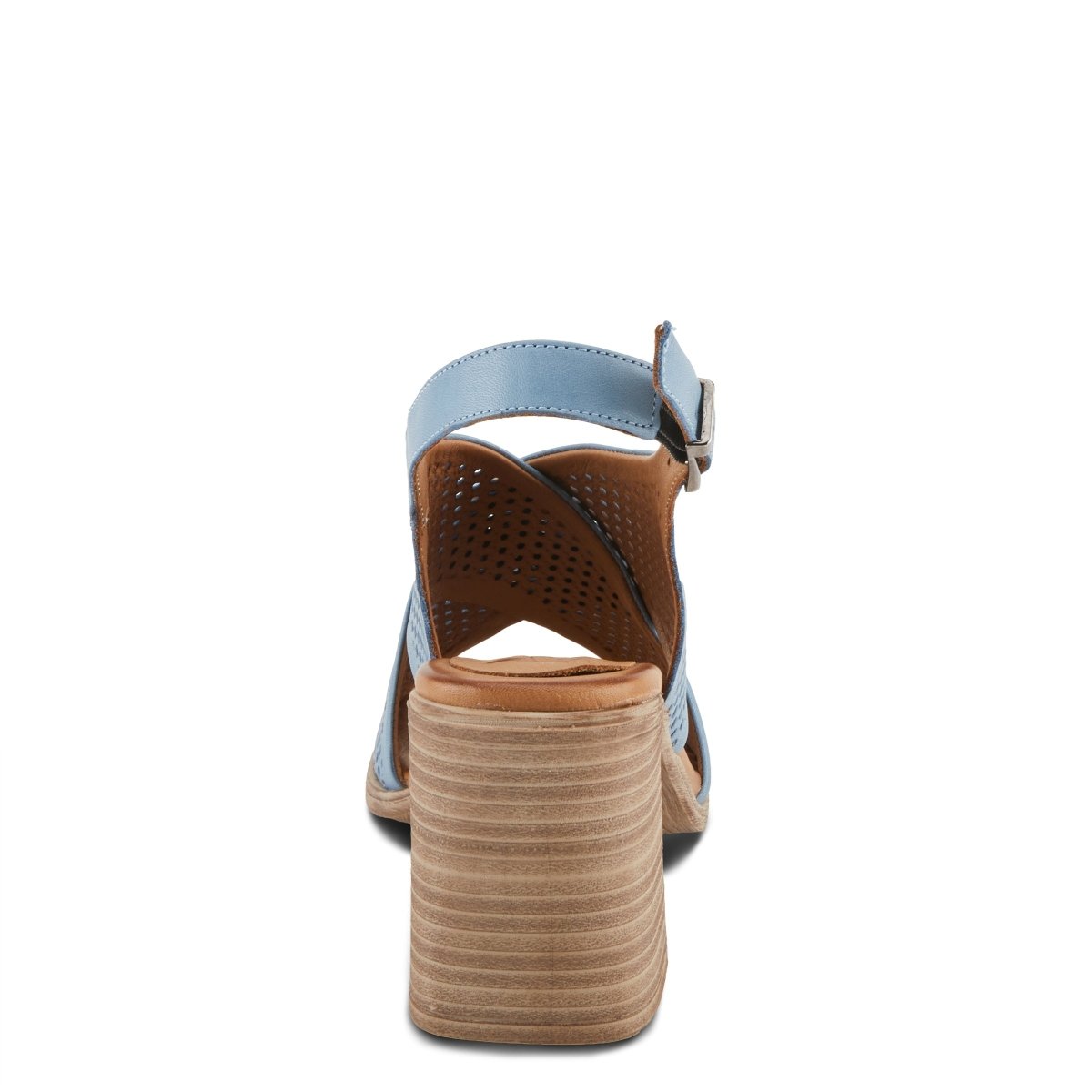 Spring Step Shoes Luanca Women's Leather Perforated Sandals Strappy Dress Sandals by Spring Step Shoes – Don't Panic Shoes