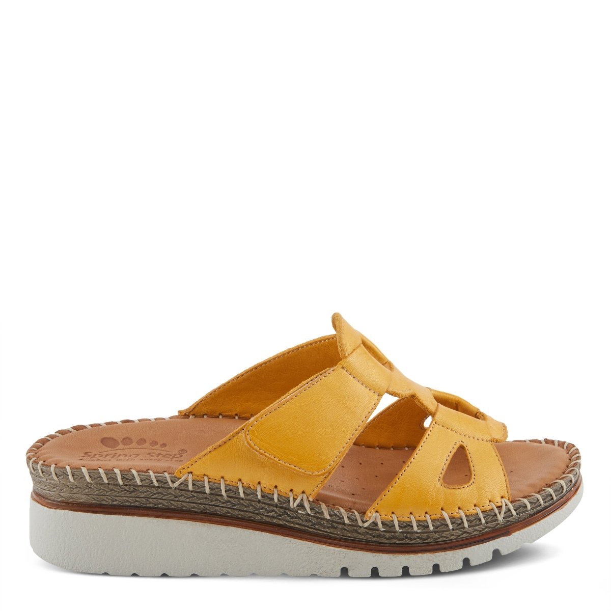 Spring Step ShoeS Montera Sandals Women’s Leather Black Slides Casual Sandals by Spring Step Shoes – Don't Panic Shoes