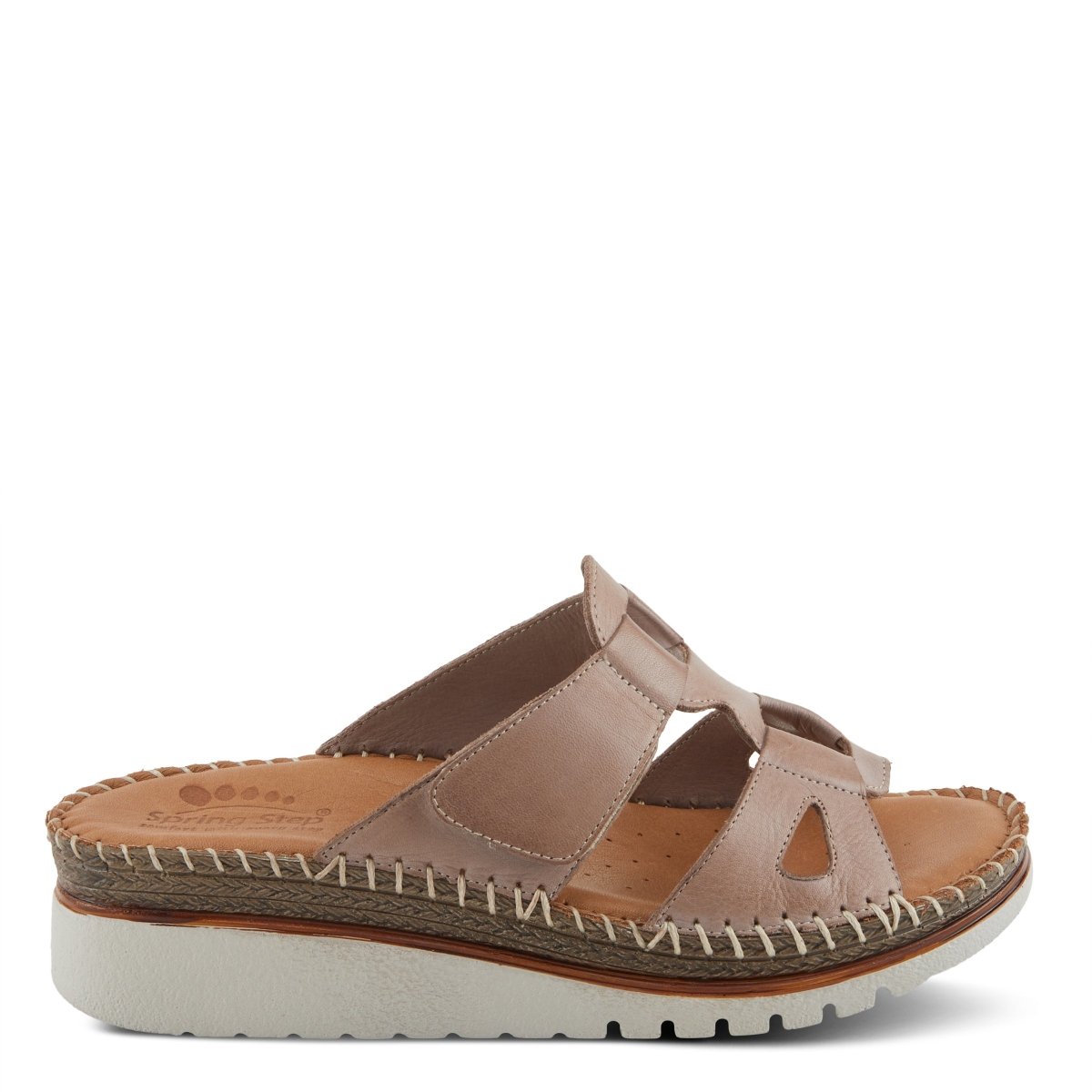 Spring Step ShoeS Montera Sandals Women’s Leather Black Slides Casual Sandals by Spring Step Shoes – Don't Panic Shoes