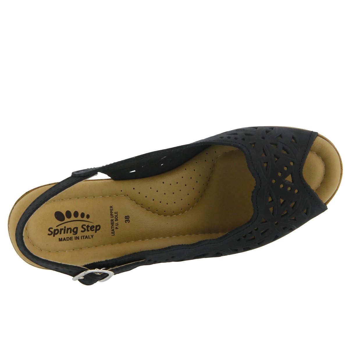 Spring Step ShoeS Orella Sandal Women’s Italian Leather Wedge Sandals by Spring Step Shoes – Don't Panic Shoes