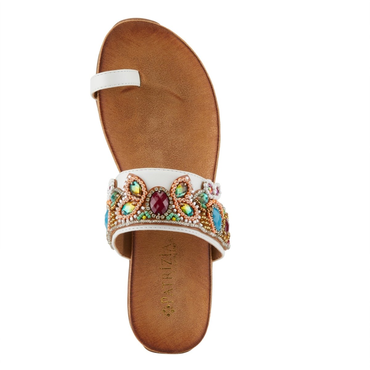 Spring Step ShoeS Patrizia Amalfi Sandals Women’s Multicolored Beaded Slide Sandals by Spring Step Shoes – Don't Panic Shoes