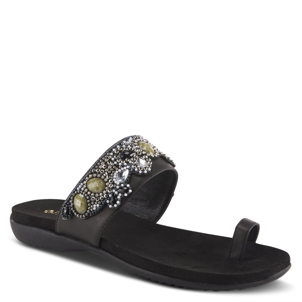 Spring Step ShoeS Patrizia Amalfi Sandals Women’s Multicolored Beaded Slide Sandals by Spring Step Shoes – Don't Panic Shoes