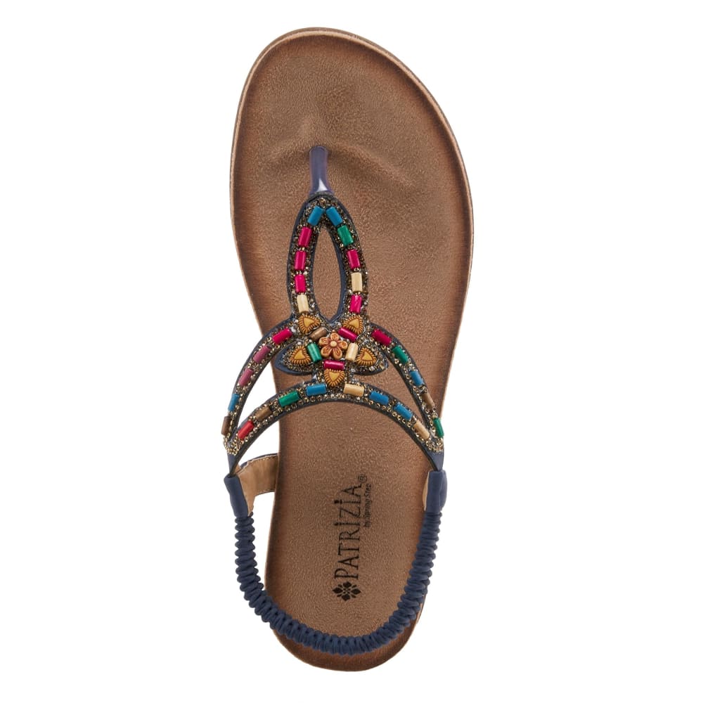 Spring Step Shoes Patrizia Crema Women's Thong Stretch Back Strap Sandals Shoes by Spring Step Shoes – Don't Panic Shoes