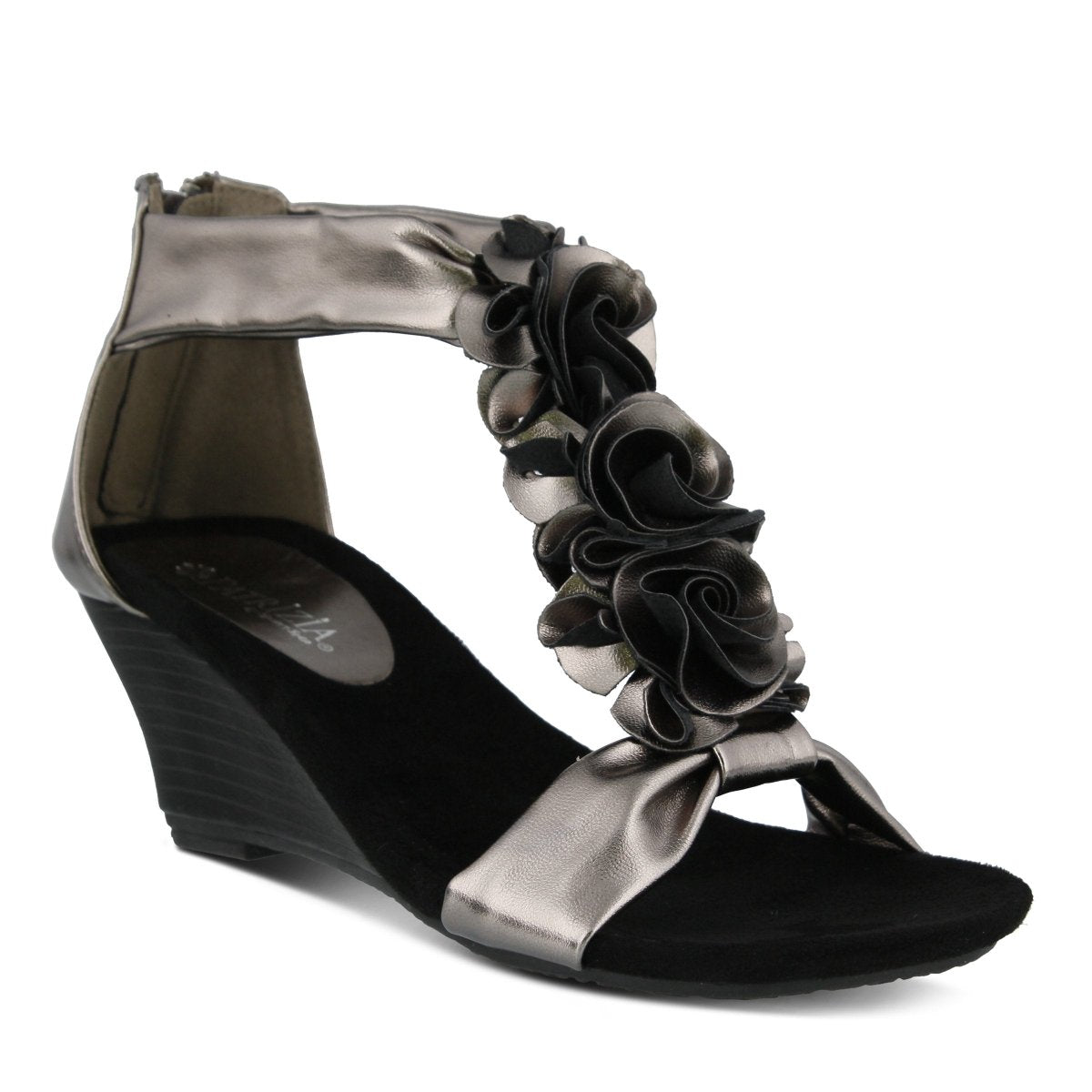 Spring Step ShoeS Patrizia Harlequin Women’s Leather Wedge Sandal Sandals by Spring Step Shoes – Don't Panic Shoes