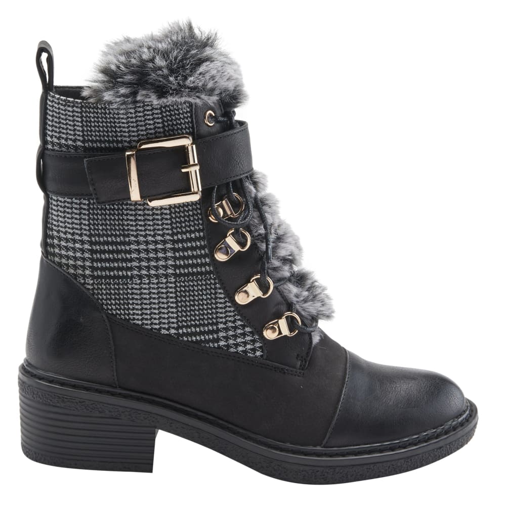 Spring Step Shoes Patrizia Hilvia Women's Multicolor Plaid Boots Shoes by Spring Step Shoes – Don't Panic Shoes