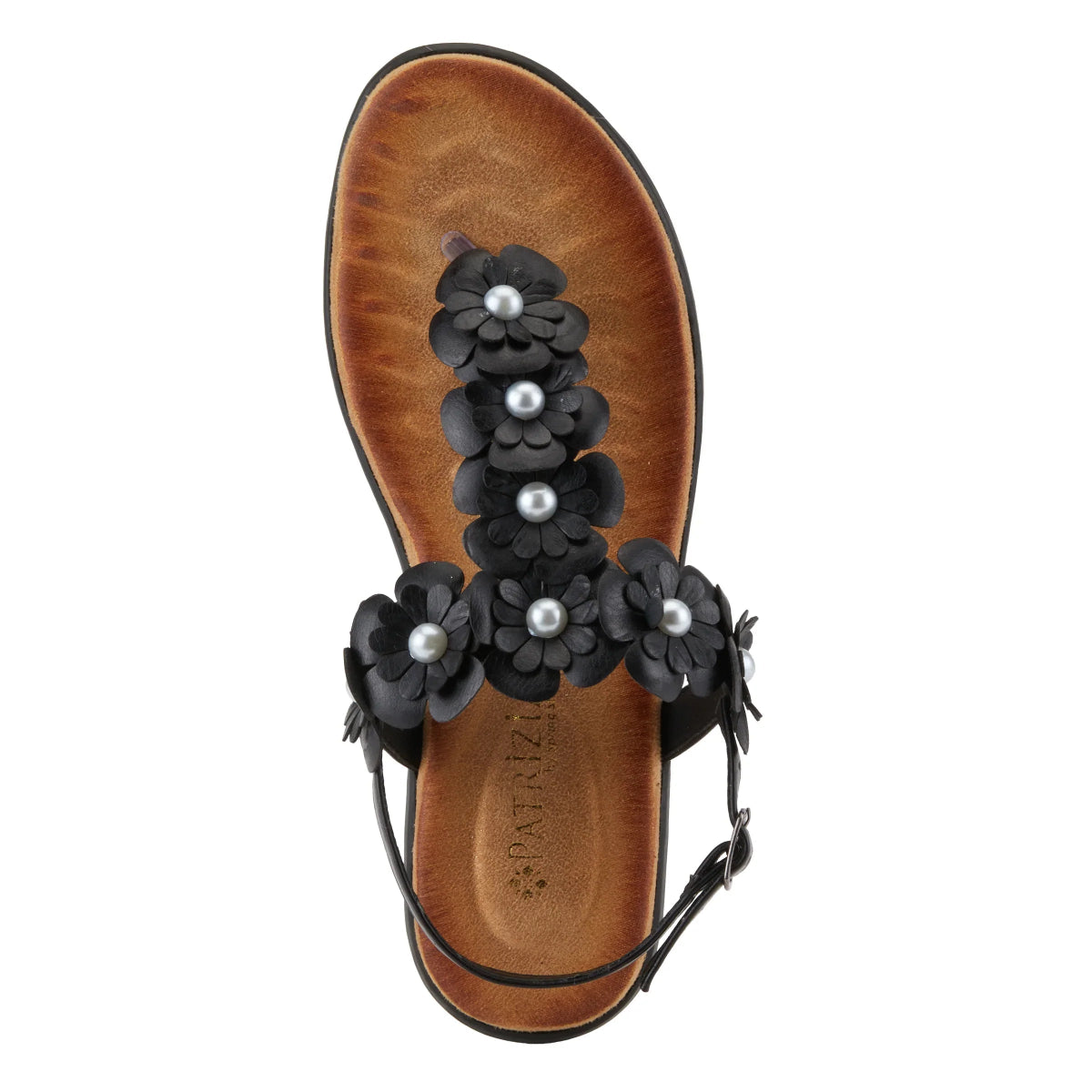 Spring Step ShoeS Patrizia Momento Women’s Thong Sandals With Flowers Sandals by Spring Step Shoes – Don't Panic Shoes