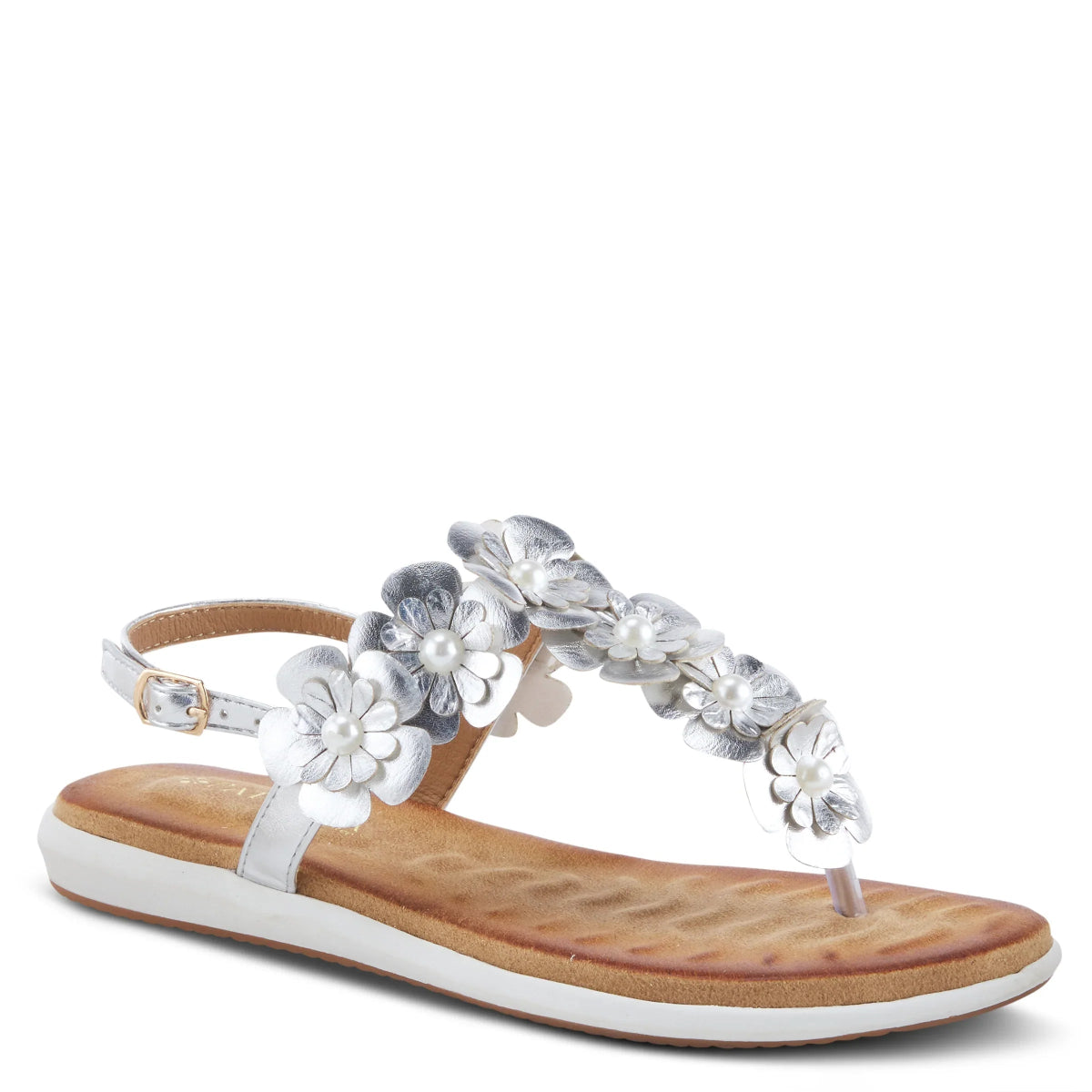 Spring Step ShoeS Patrizia Momento Women’s Thong Sandals With Flowers Sandals by Spring Step Shoes – Don't Panic Shoes