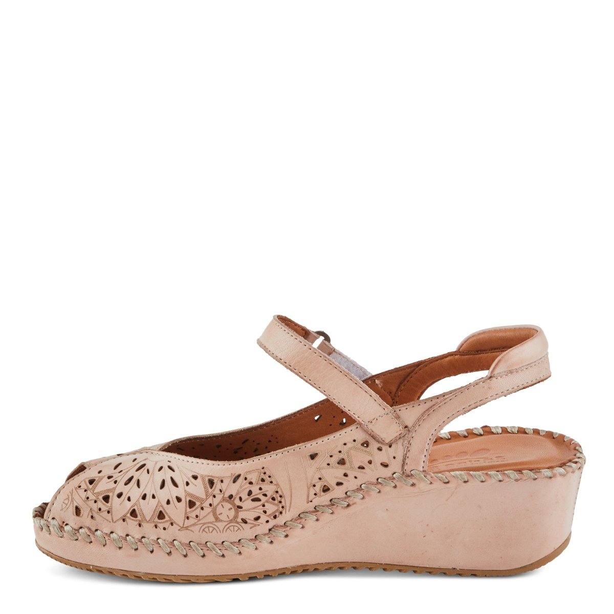 Spring Step ShoeS Santonio SAndals Women’s Leather Hook and Loop Wedges Casual Sandals by Spring Step Shoes – Don't Panic Shoes