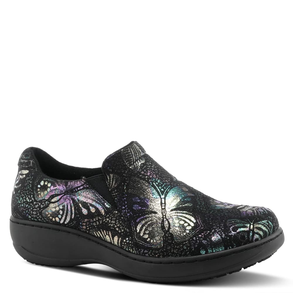 Spring Step Shoes Winfrey Flutter Women's Slip On Black Multi Shoes by Spring Step Shoes – Don't Panic Shoes