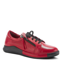 Thumbnail for Spring Step Shoes Yana Leather Zip Sneakers