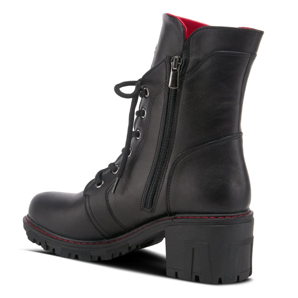 Spring Step Shoes Yoku Leather Floral Boots Shoes by Spring Step Shoes – Don't Panic Shoes