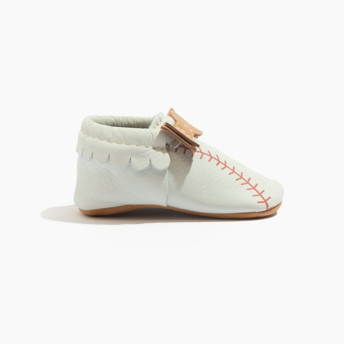 Spring Training Bow Baby Shoe Bow Mocc by Freshly Picked – Don't Panic Shoes