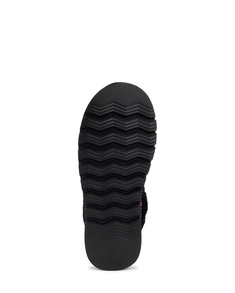 Stable Slipper Women’S Suede Vegan Fur Lining Black Staheekum Women's Slippers by Staheekum Women's – Don't Panic Shoes