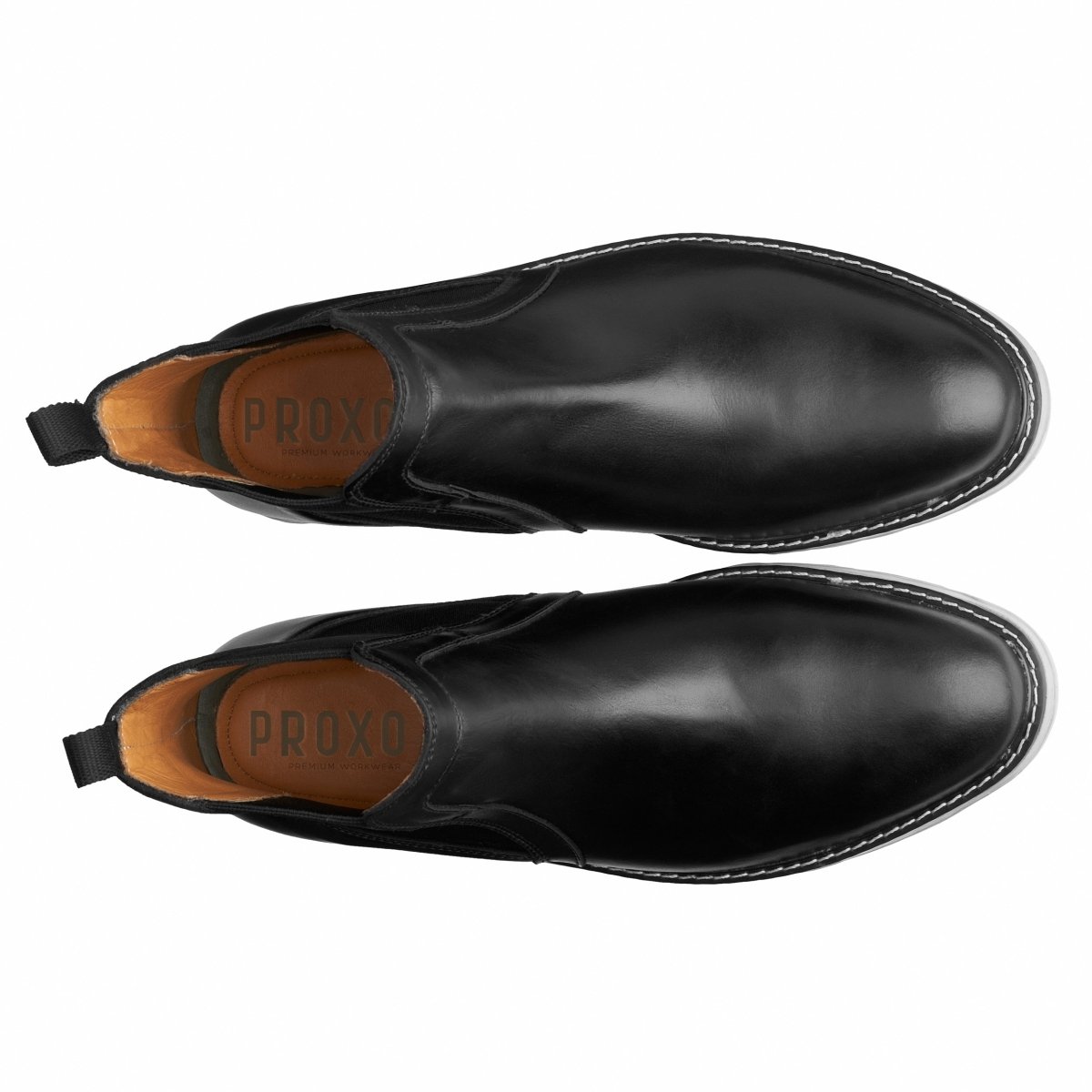 Steel Toe Chelsea Boot Becks Black Chelsea Boots by Proxon Premium Workwear – Don't Panic Shoes