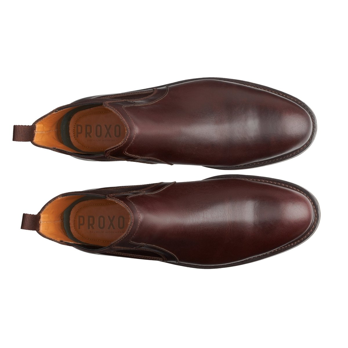 Steel Toe Chelsea Boot Wallace Brown Chelsea Boots by Proxon Premium Workwear – Don't Panic Shoes