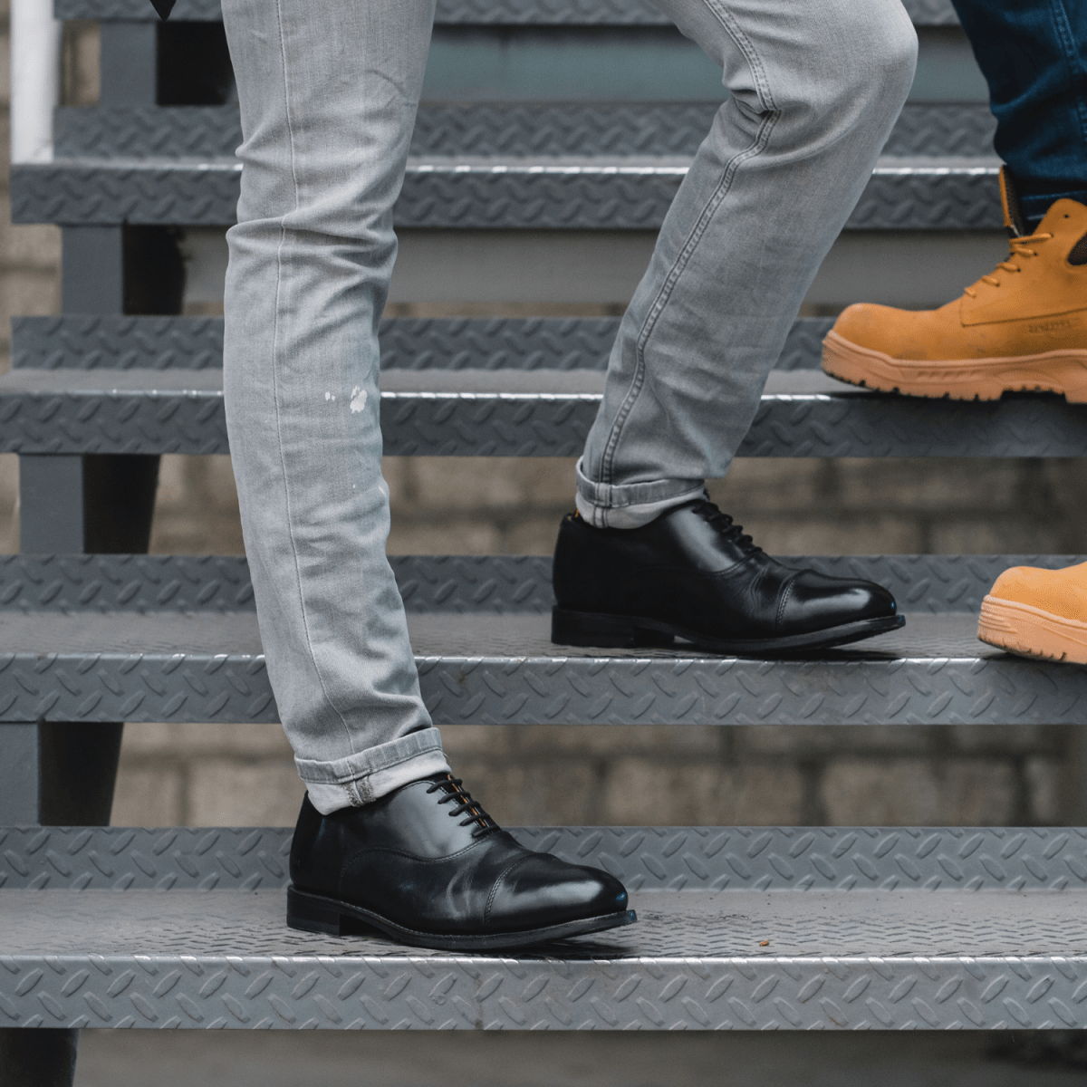 Steel Toe Executive Shoe Ceo Black Executive Safe by Proxon Premium Workwear – Don't Panic Shoes