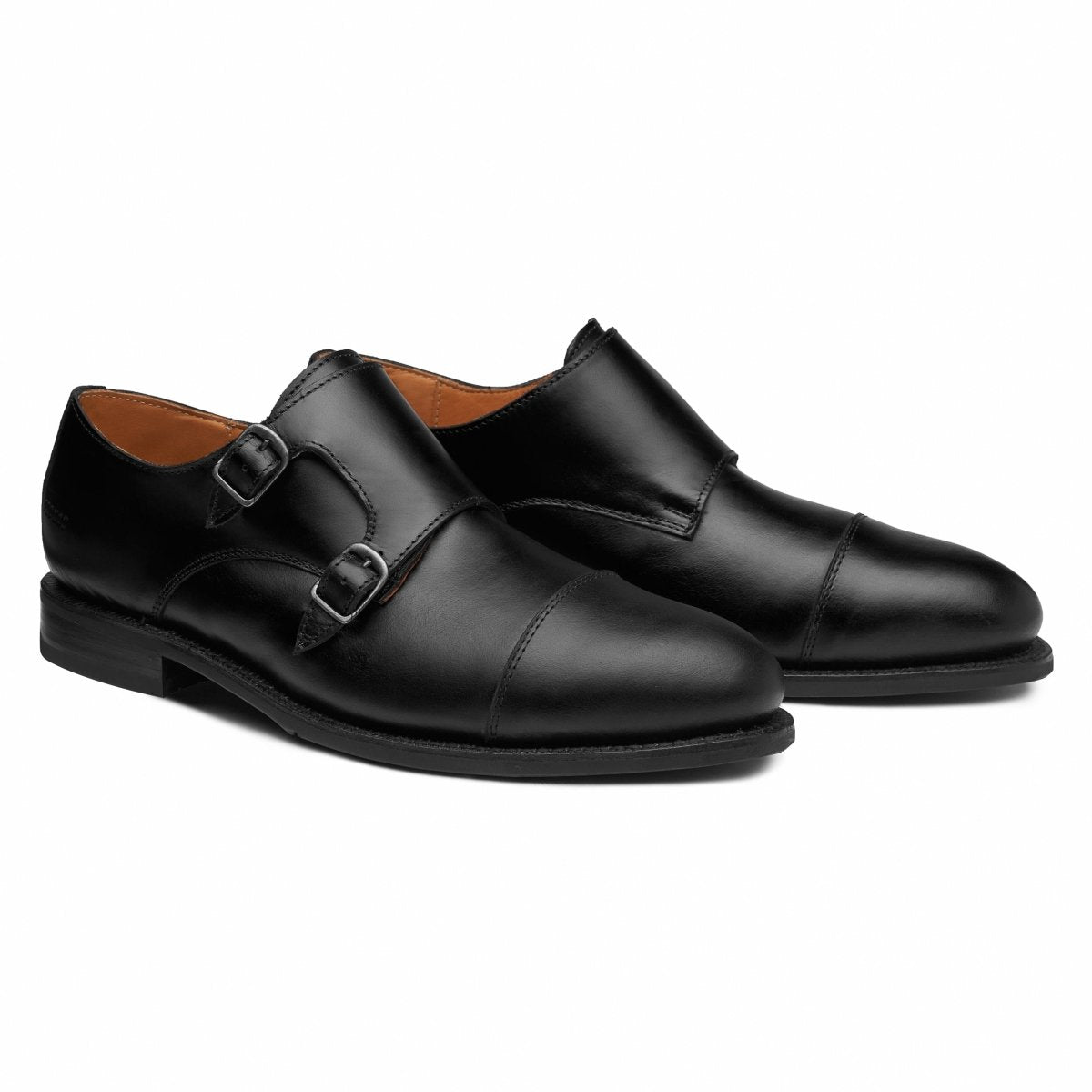 Steel Toe Monk Strap Shoe Dante Black Executive Safe by Proxon Premium Workwear – Don't Panic Shoes