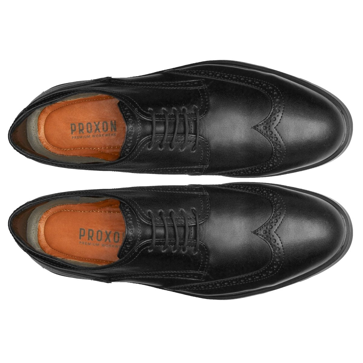 Steel Toe Oxford Shoe Captain Black Executive Safe by Proxon Premium Workwear – Don't Panic Shoes