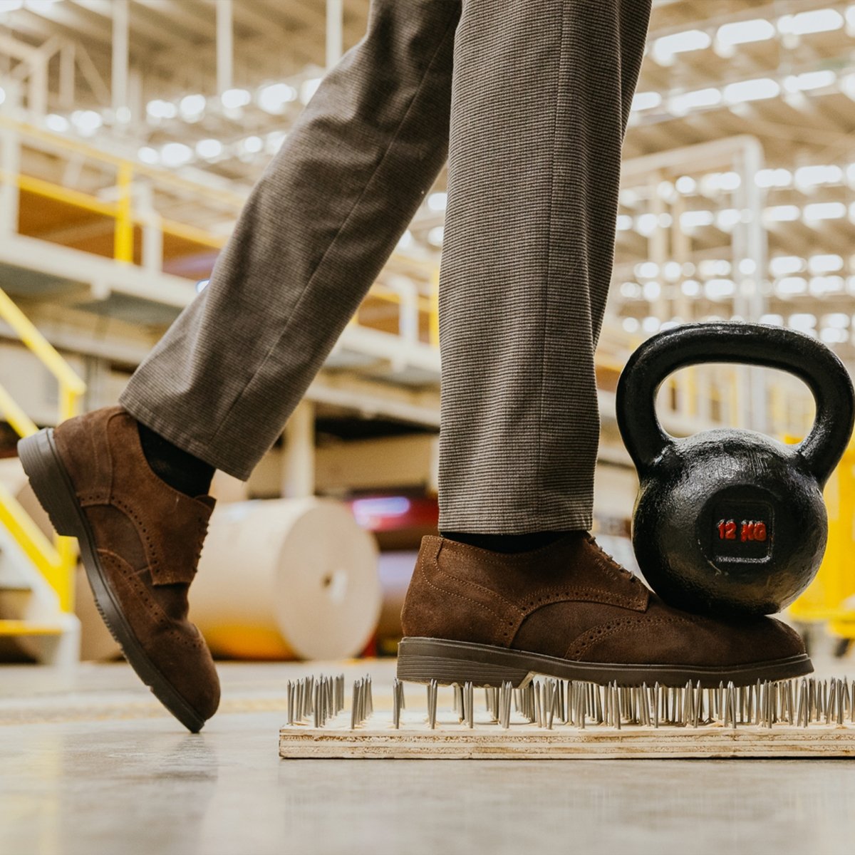 Steel Toe Oxford Shoe Captain Moka Executive Safe by Proxon Premium Workwear – Don't Panic Shoes