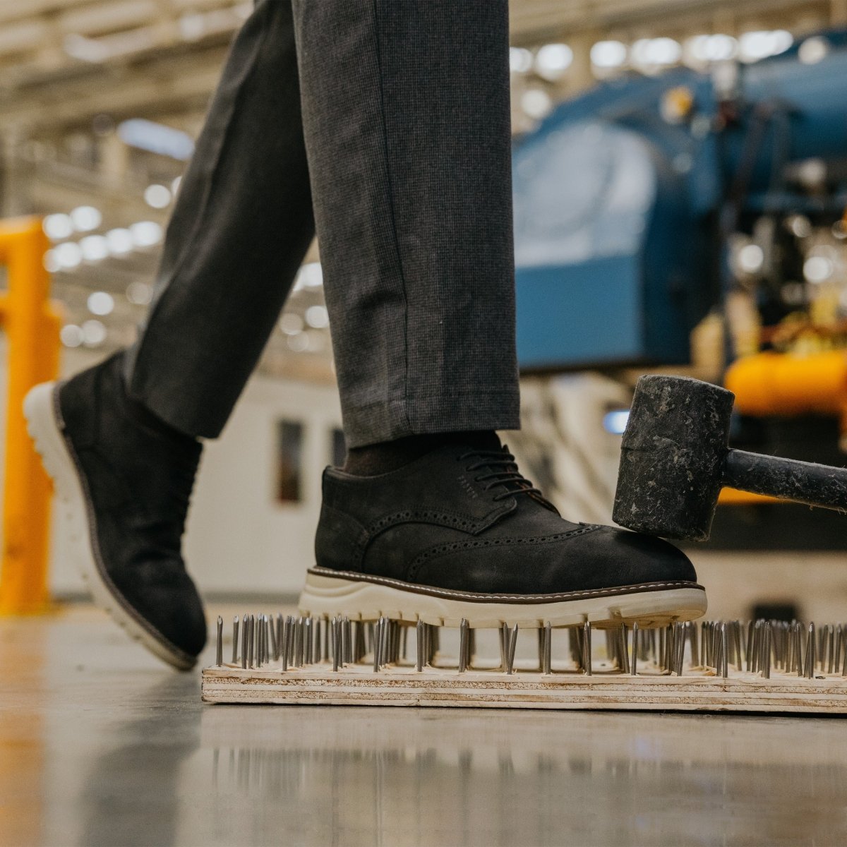 Steel Toe Oxford Shoe Master Black Matte Active Safe by Proxon Premium Workwear – Don't Panic Shoes