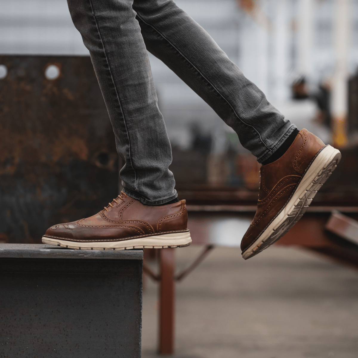 Steel Toe Oxford Shoe Volta Amber Active Safe by Proxon Premium Workwear – Don't Panic Shoes