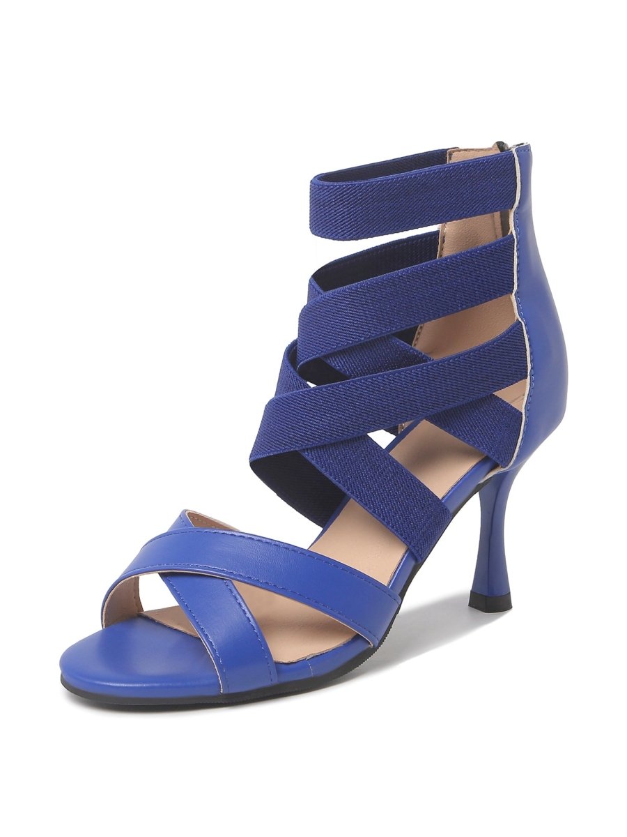 Stella | Blue Heels by J.Adams – Don't Panic Shoes